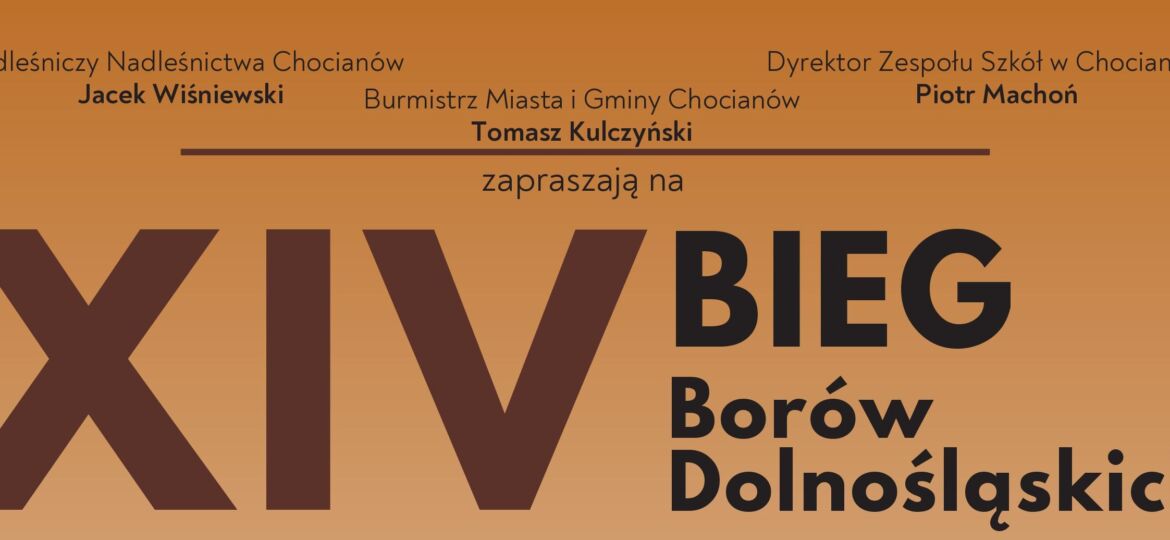 plakat bieg borow 2024 obrazek